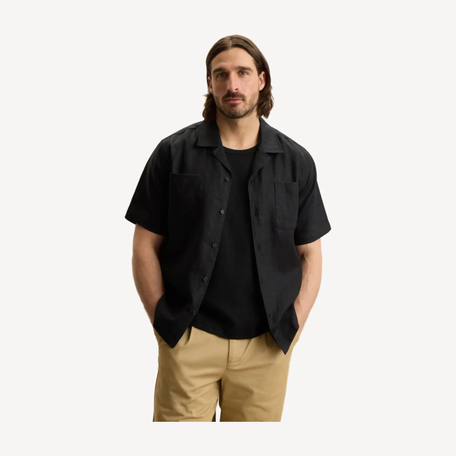 LINEN SHIRT - SHORT SLEEVE