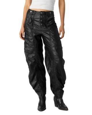 Free People Definition Workwear Faux Leather Pants