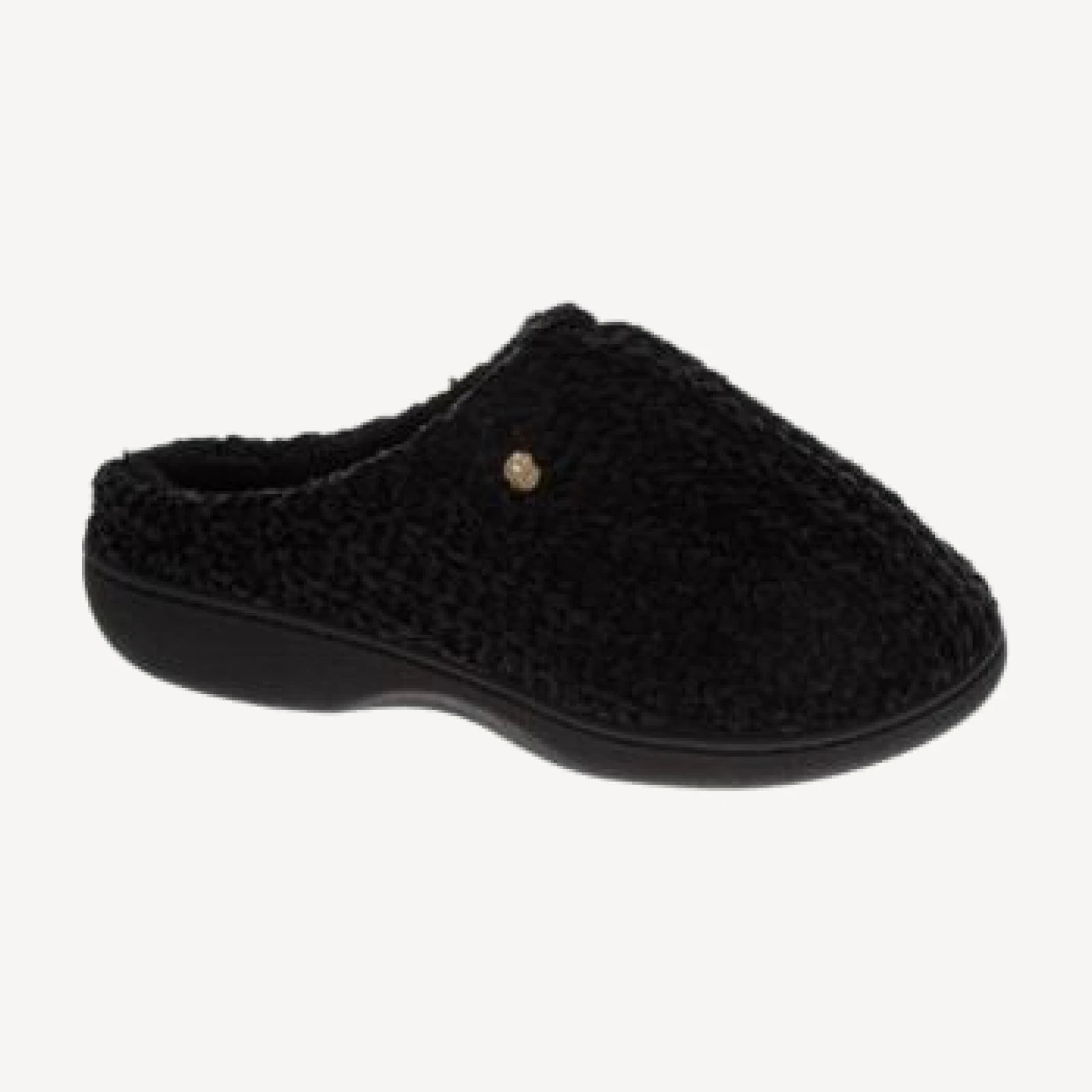 Badgley Mischka Women's Weaved Metal Logo Accent Slippers