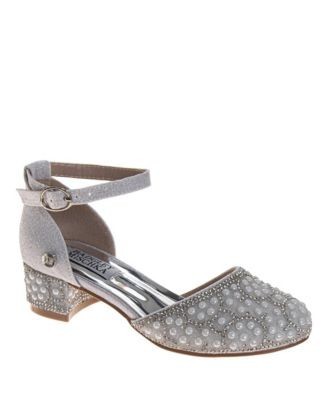 Badgley Mischka Girls' Glittery Sandals - Toddler, Little Kid, Big Kid