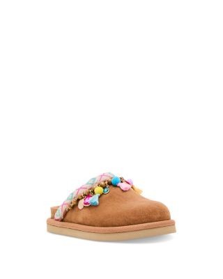 Steve Madden Girls' Jsleigh Slip On Comfy Cozy Slippers - Little Kid, Big Kid