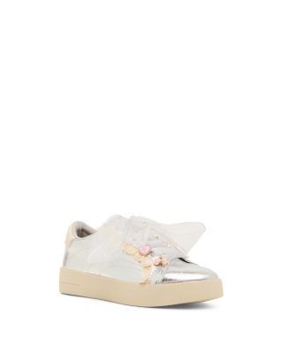 Steve Madden Girls' Emora Charm Embellished Sneakers Little Kid, Big Kid