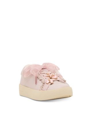 Steve Madden Girls' Emora Embellished Slip On Sneakers Toddler