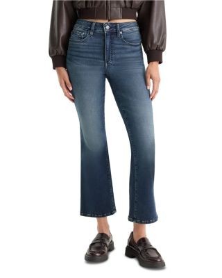 Good American Soft Tech Good Legs Ankle Mini Bootcut Jeans in Indigo1132