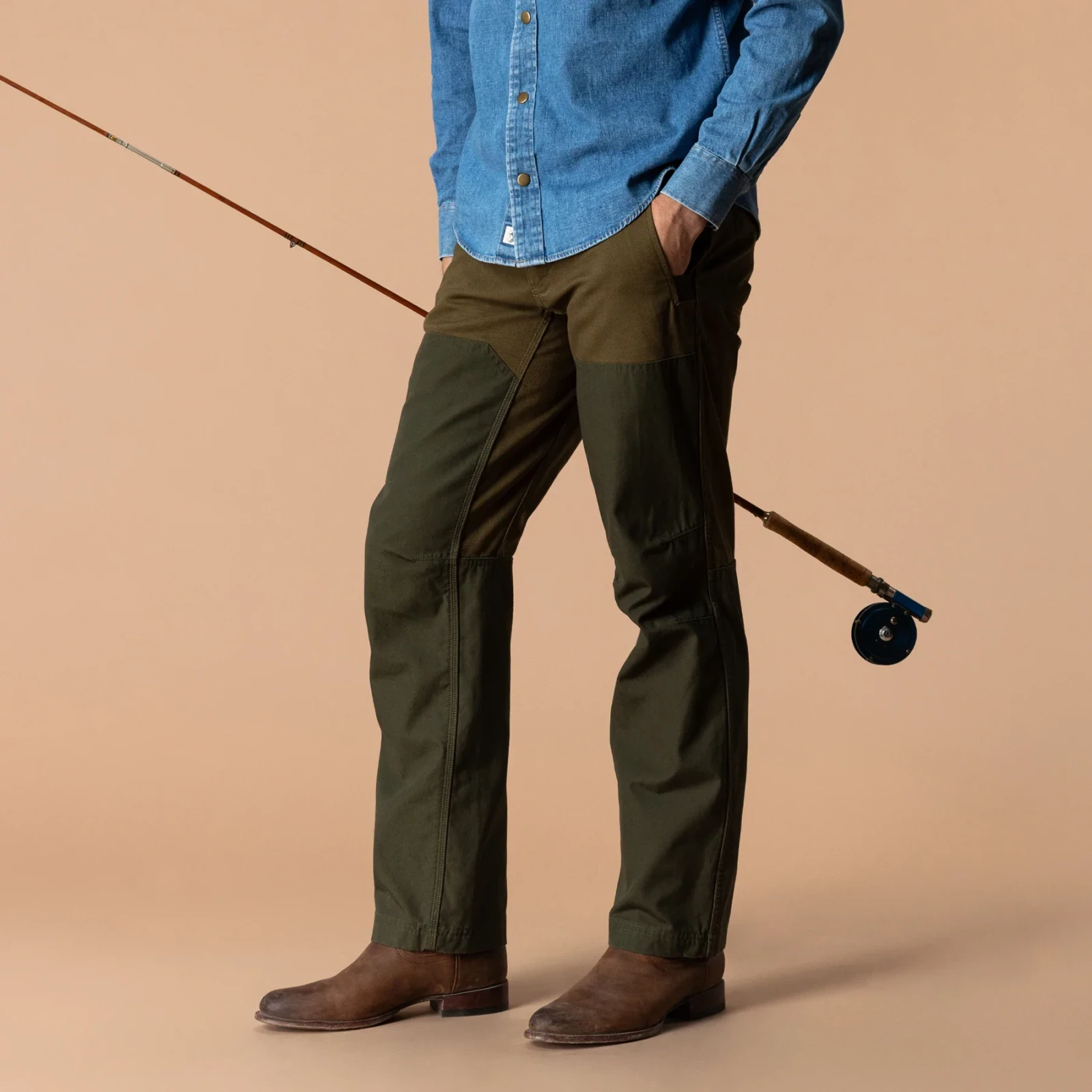Field Canvas Briar Pant - Dark Olive