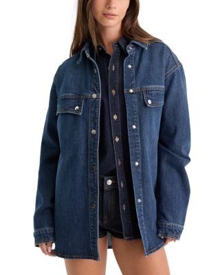 Good American The Denim Overshirt