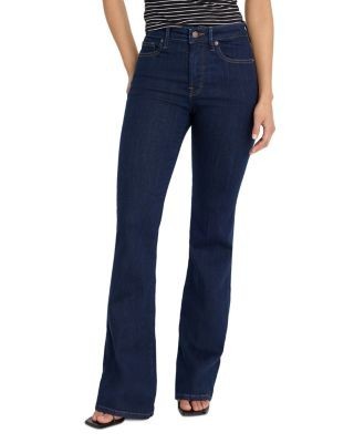 Good American Good Legs High Rise Flare Leg Jeans in Indigo1153