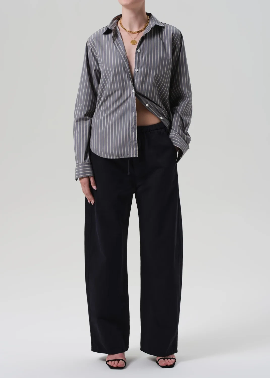 Aurora Italian Fine Twill Pull On in True Navy