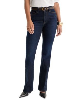 Good American Good Classic High Rise Bootcut Jeans in Indigo 1308
