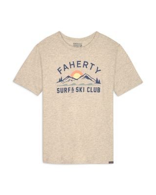 Faherty Boys' Graphic Surf & Ski Club Tee - Big Kid