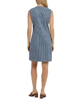 Nydj Sleeveless Denim Utility Dress