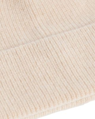 Sandro Cashmere Ribbed Turn Up Beanie