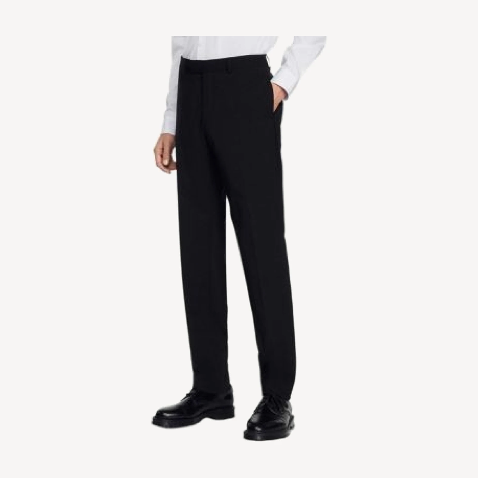 Sandro Solid Slim Fit Suit Pants
