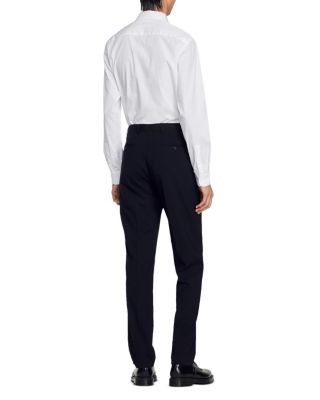 Sandro Solid Slim Fit Suit Pants
