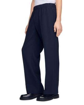 Sandro Wide Leg Trousers