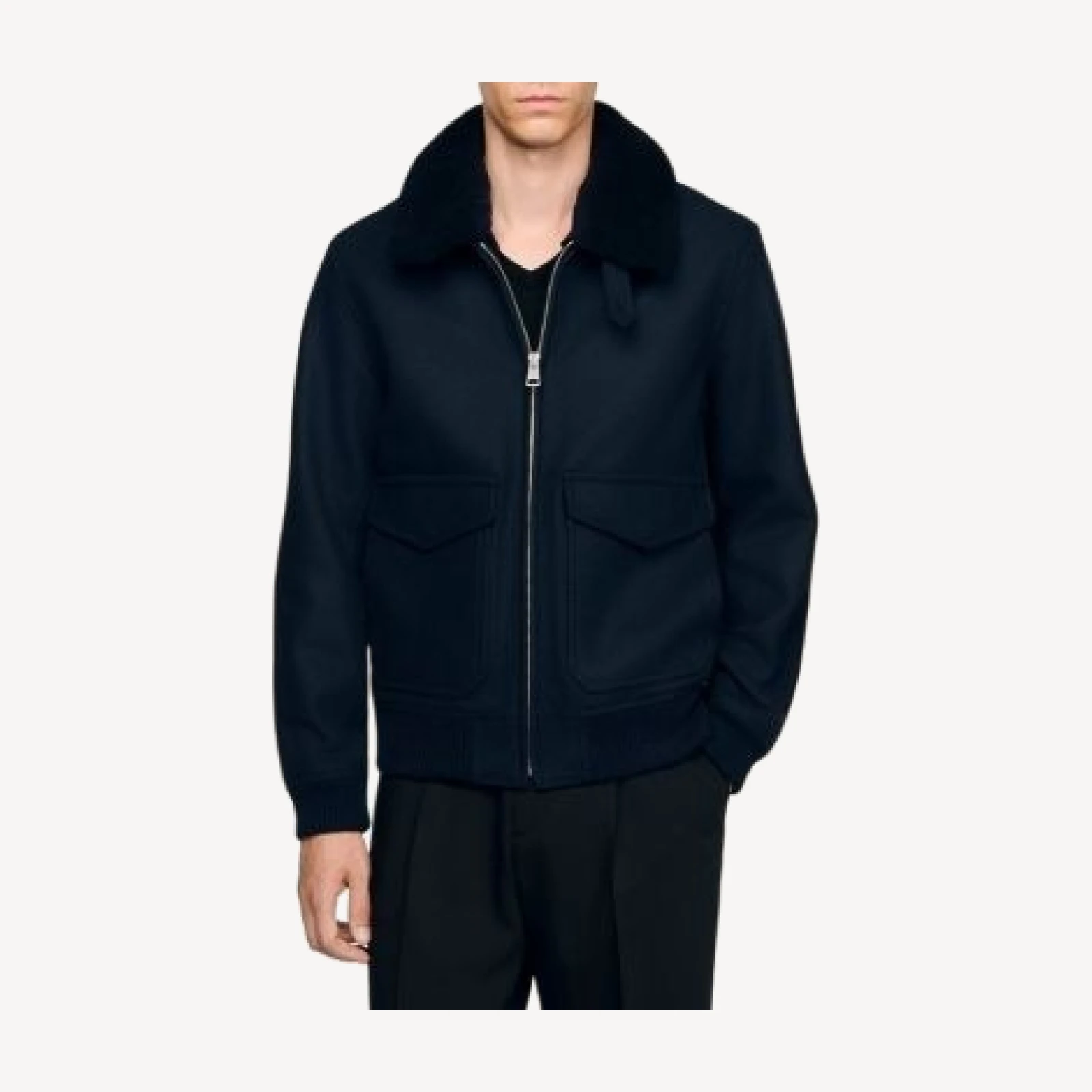 Sandro Aviator Jacket