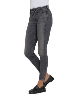 Nydj Ami High Rise Studded Skinny Jeans in Sedum