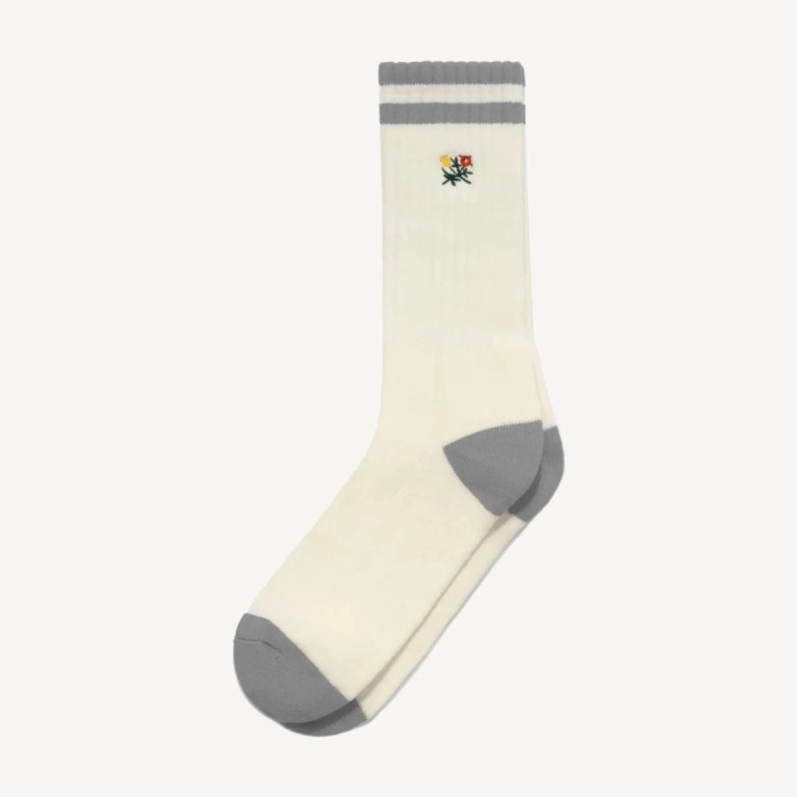 Striped Crest Sock