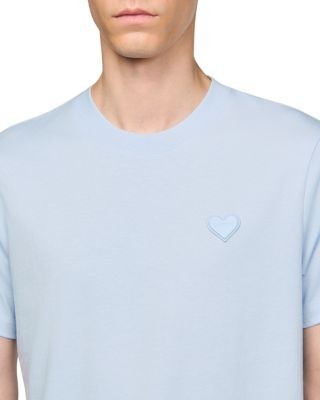 Sandro Tee With Heart Patch