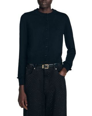 Sandro Emile Ruffled Cardigan