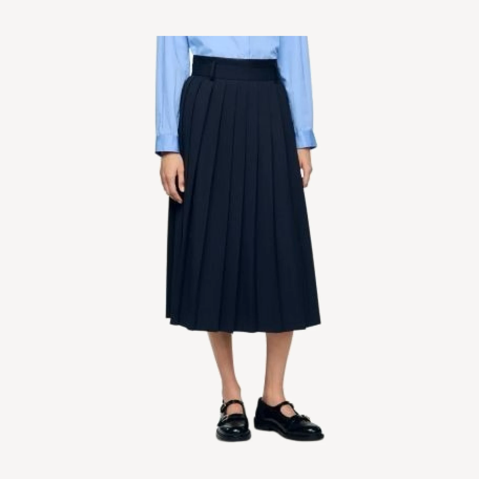 Sandro Pleated Skirt