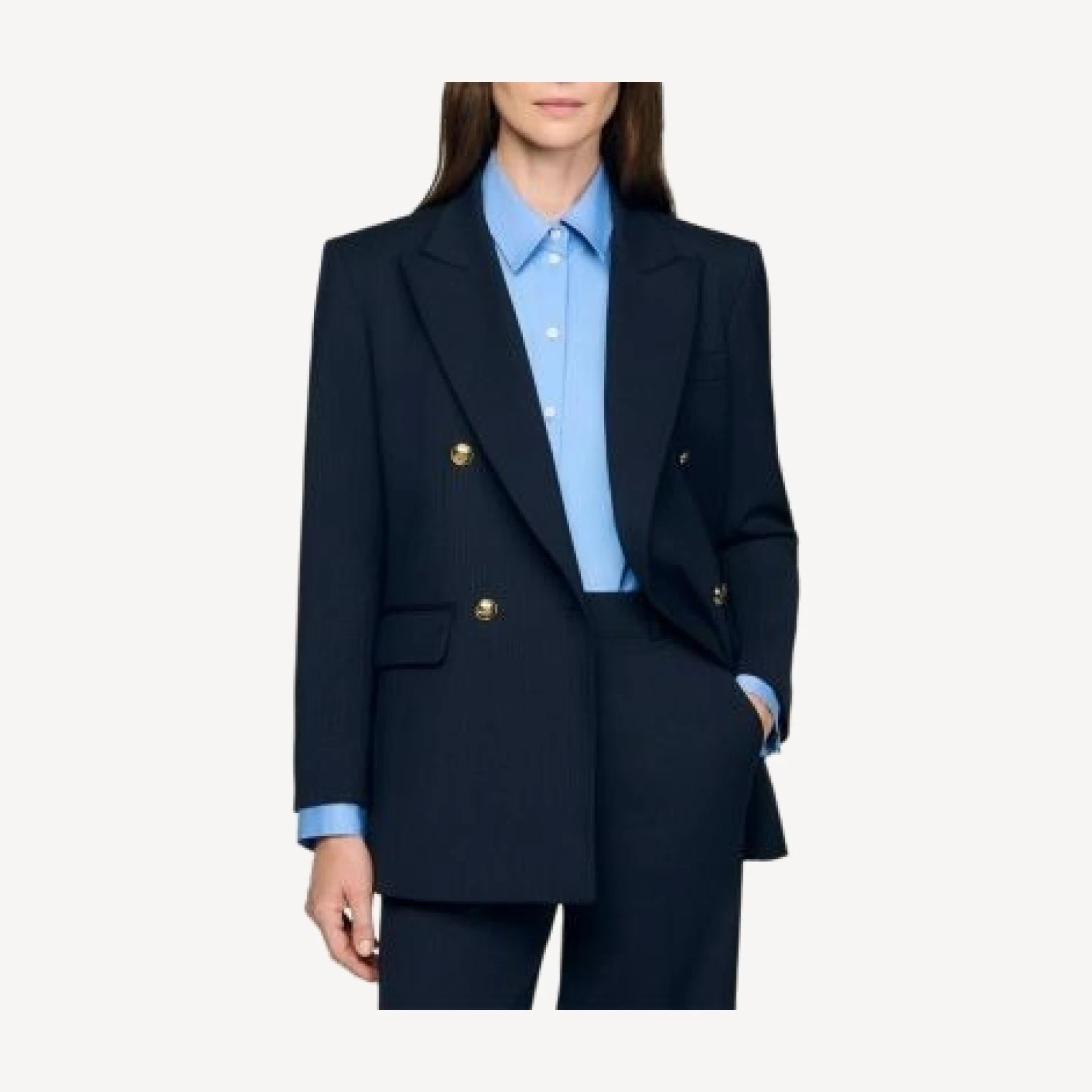 Sandro Pinstriped Blazer