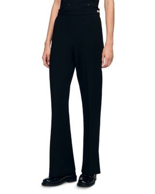 Sandro Wide Leg Pants