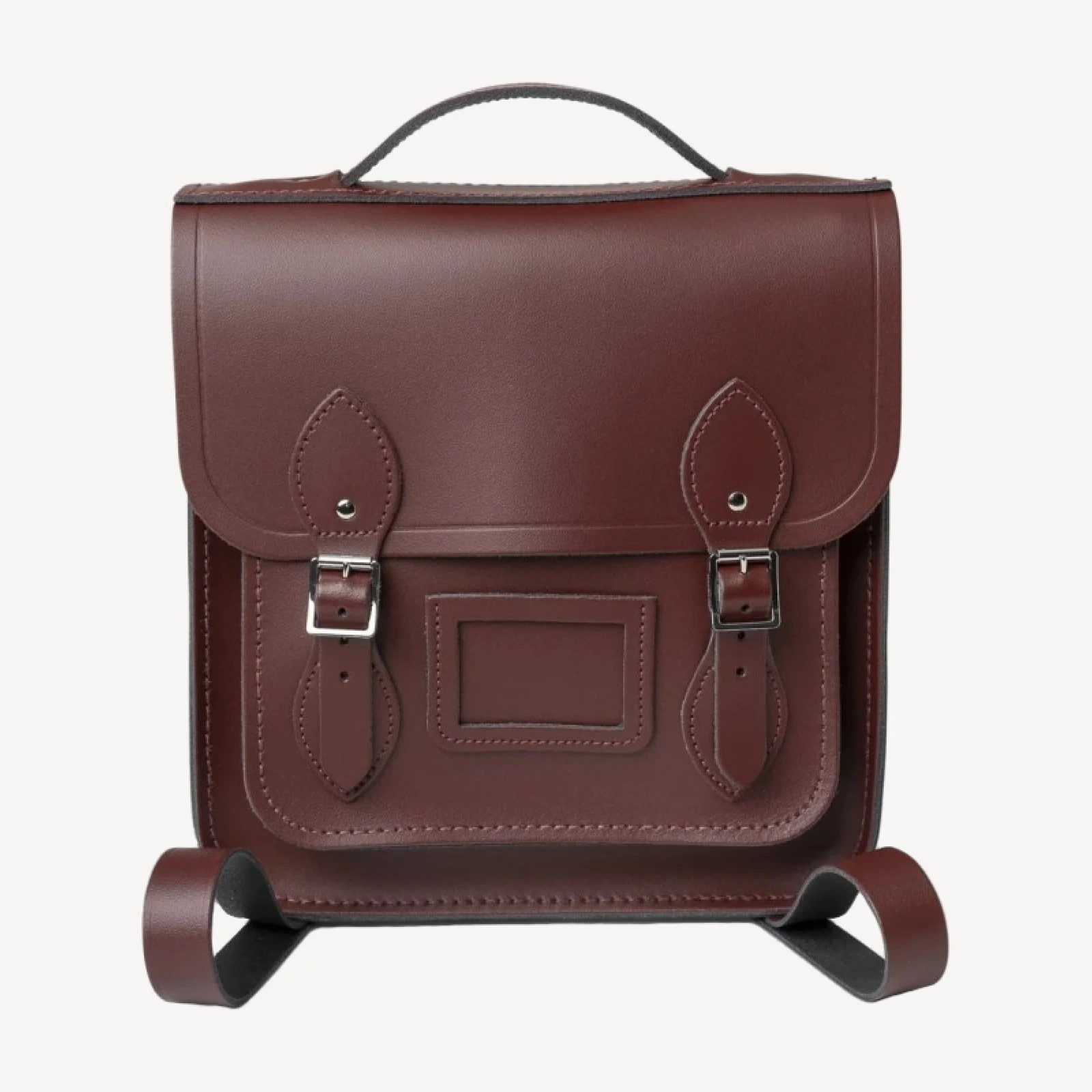 The Small Portrait Backpack - Oxblood