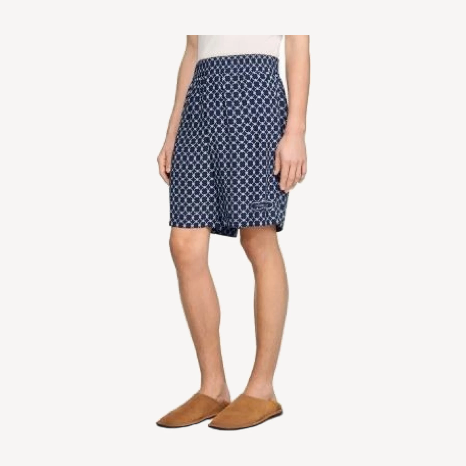 Sandro Link Print Floaty Shorts