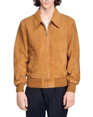 Sandro Thomas Suede Leather Jacket