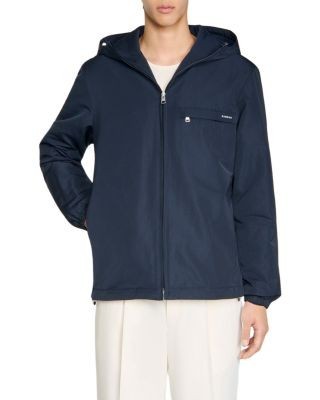 Sandro Regular Fit Nylon Windbreaker