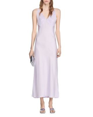 Sandro Lace Maxi Dress