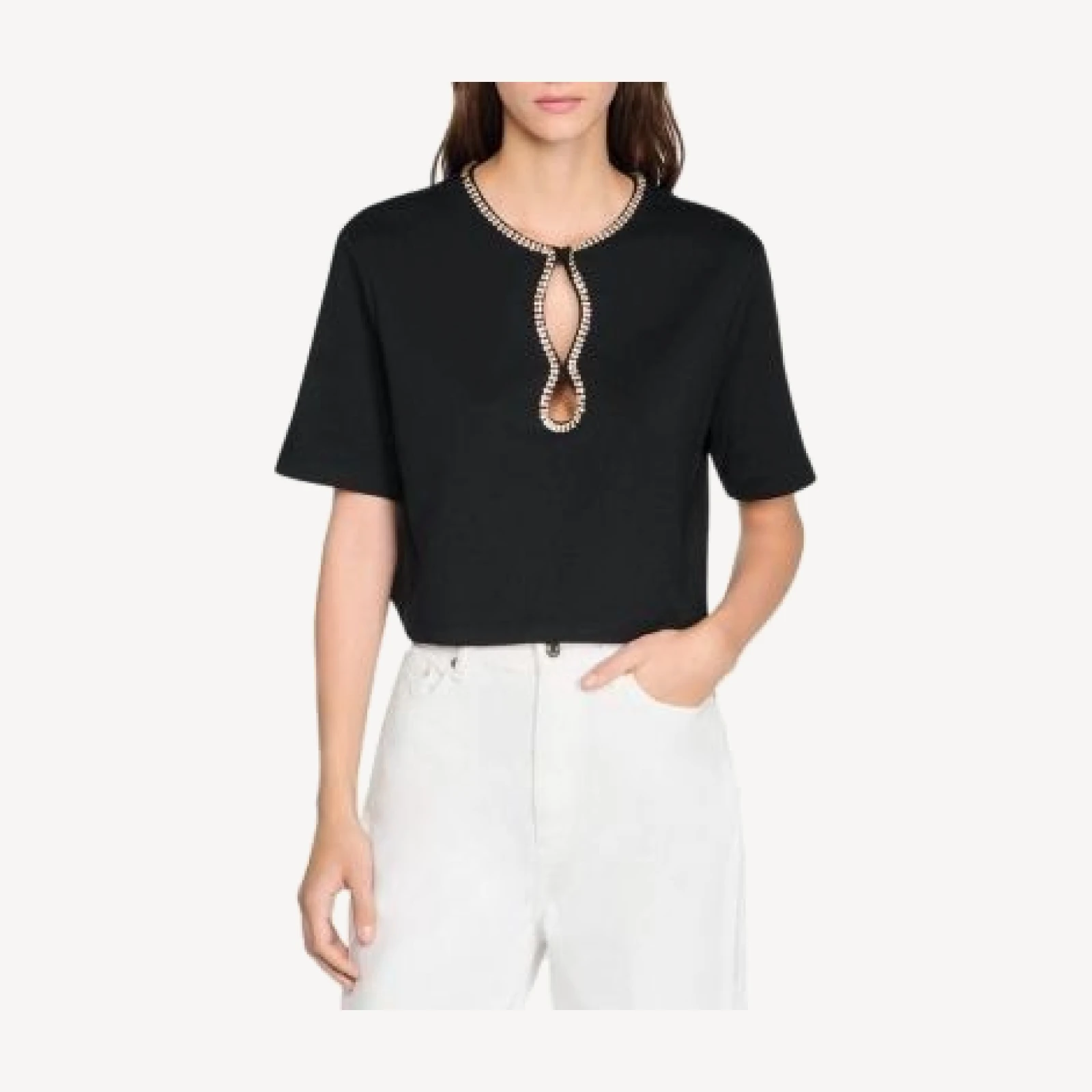 Sandro Cropped Tee