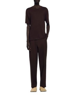 Sandro Clash Linen Tee