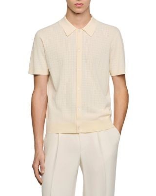 Sandro Openwork Shirt