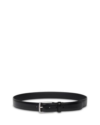 Sandro Men's Rectangular Buckle Leather Belt