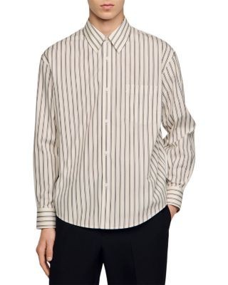Sandro Striped Cotton Shirt