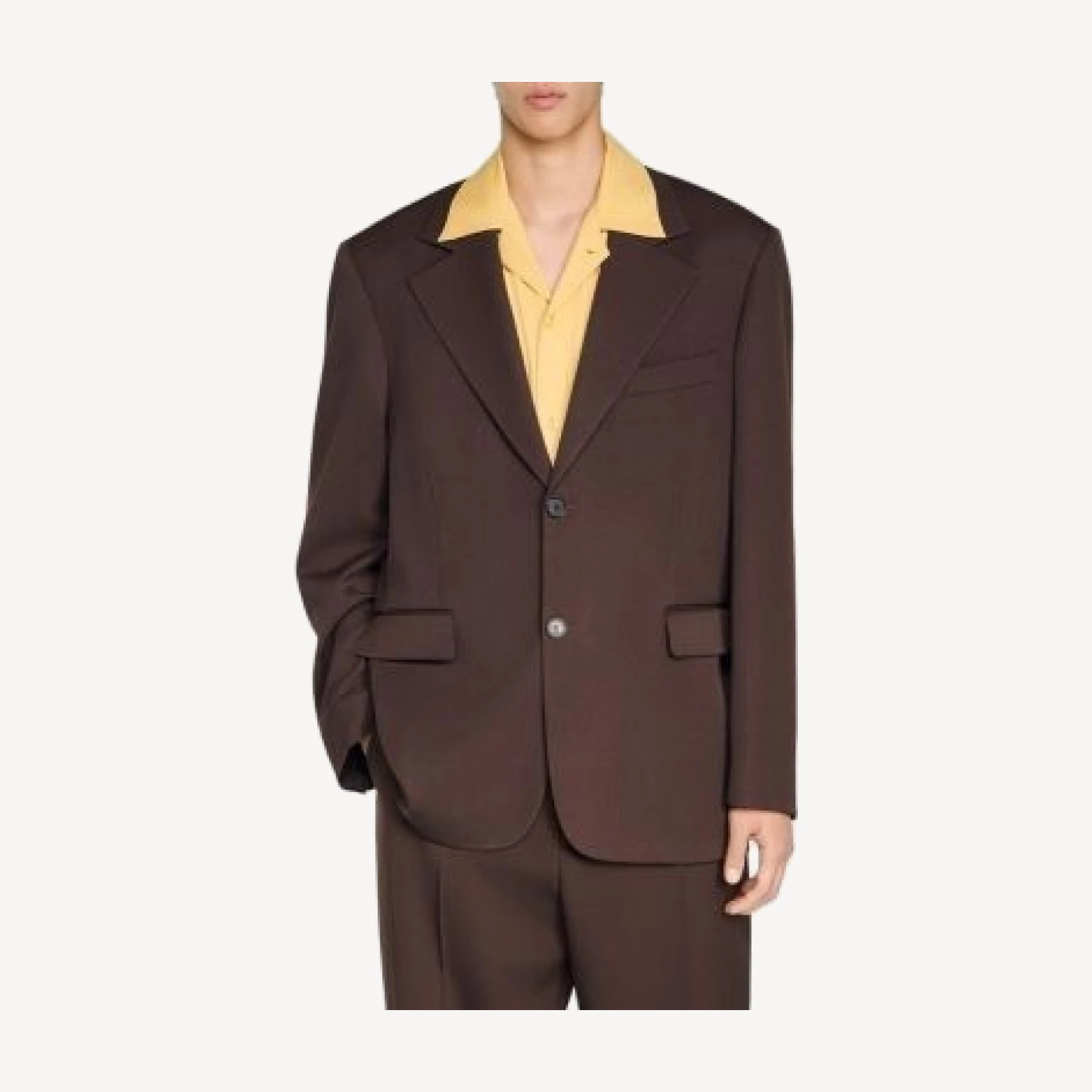Sandro Oversized Fit Suit Jacket