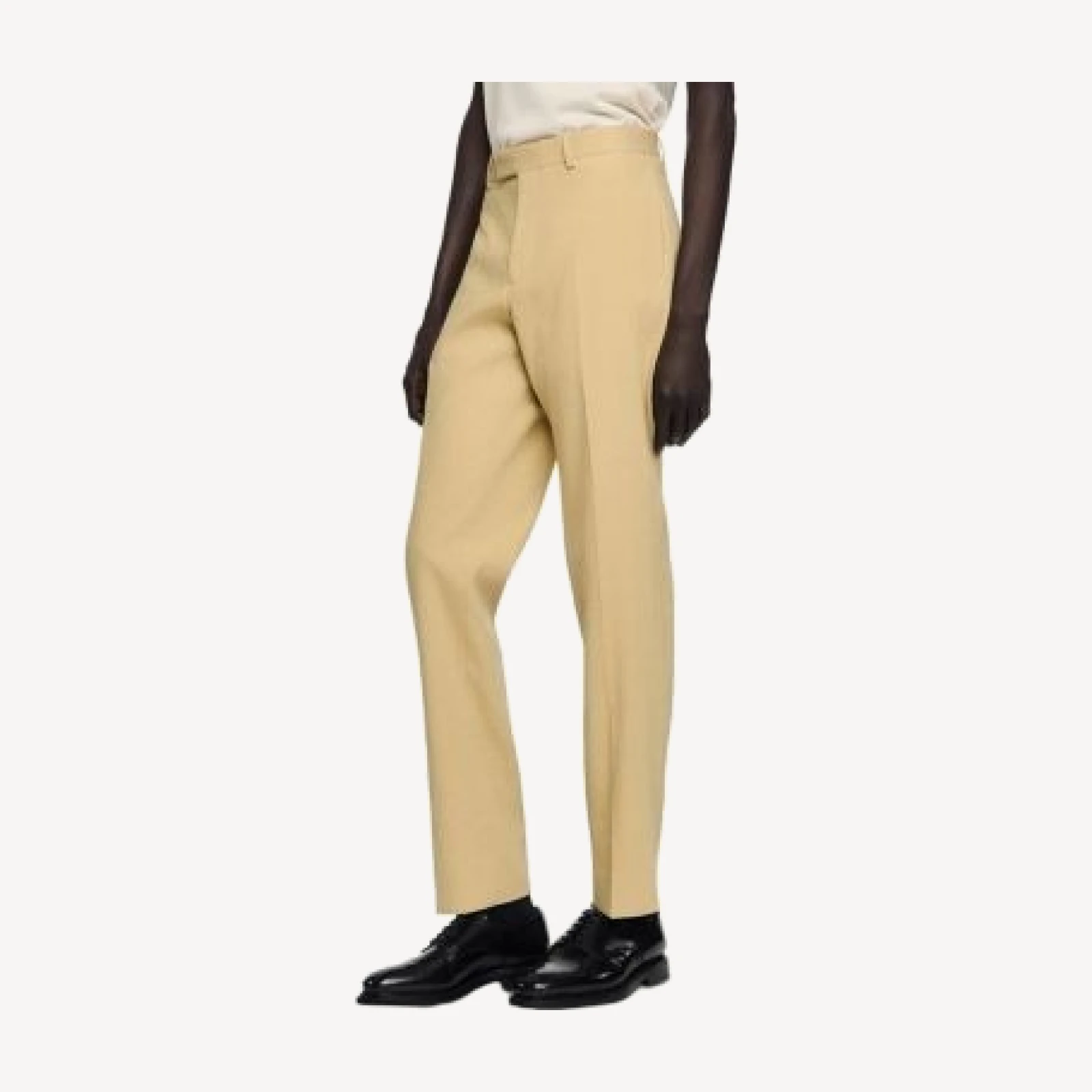 Sandro Classic Fit Linen Suit Trousers