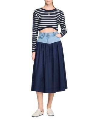 Sandro Long Skirt
