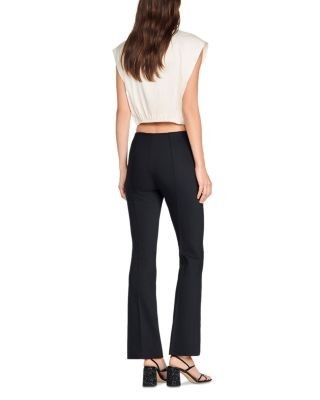 Sandro Pleat And Zip Trousers