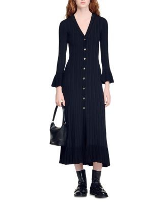 Sandro Knit Maxi Dress