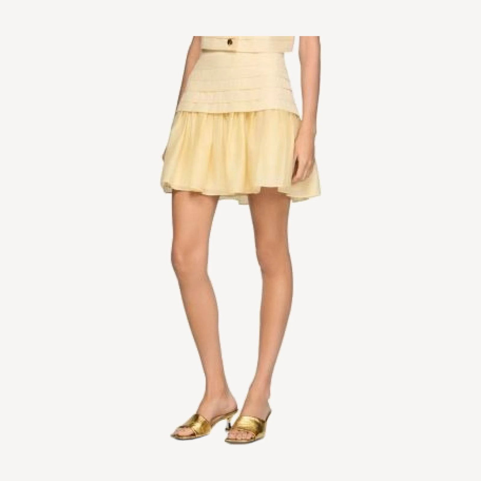 Sandro Hadley Short Pleated Skirt
