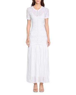 Sandro Beaded Knit Maxi Dress