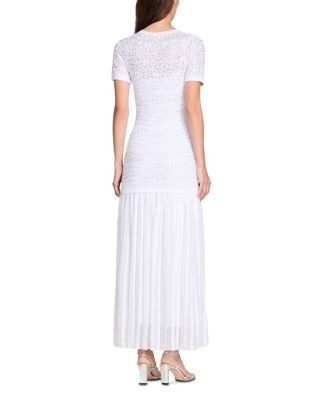 Sandro Beaded Knit Maxi Dress