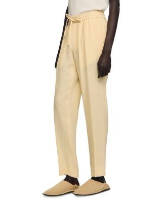 Sandro Alpha Elastic Linen Trousers