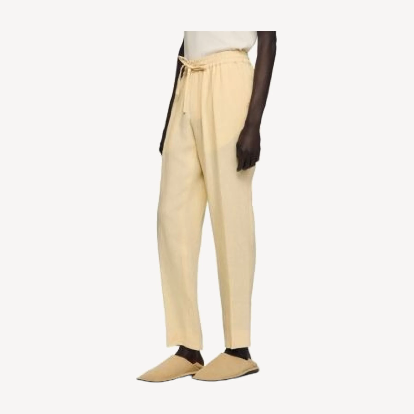 Sandro Alpha Elastic Linen Trousers