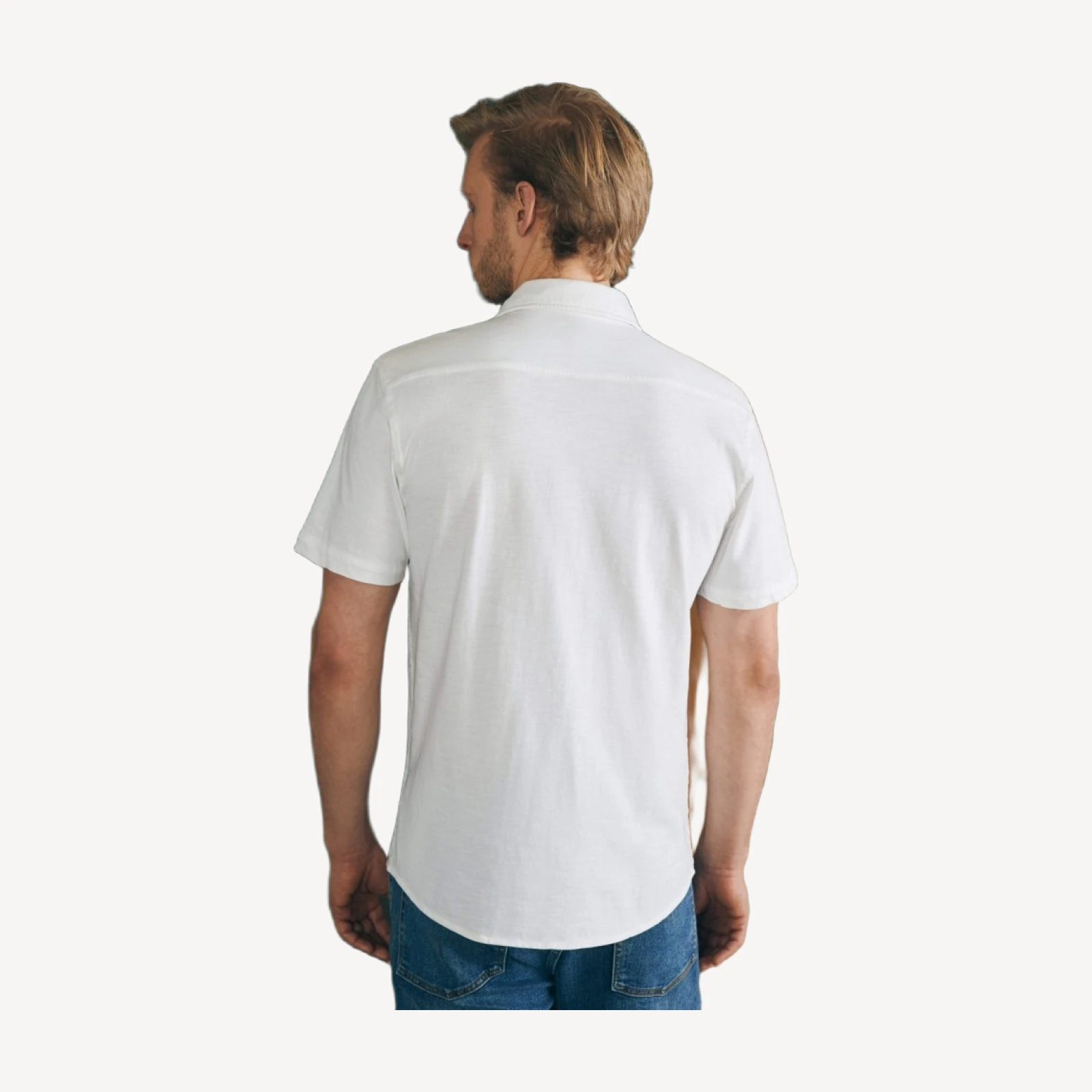 Short-Sleeve Knit Seasons (Tall) - White