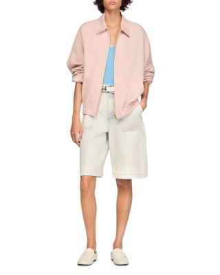 Sandro Cotton and Linen Jacket