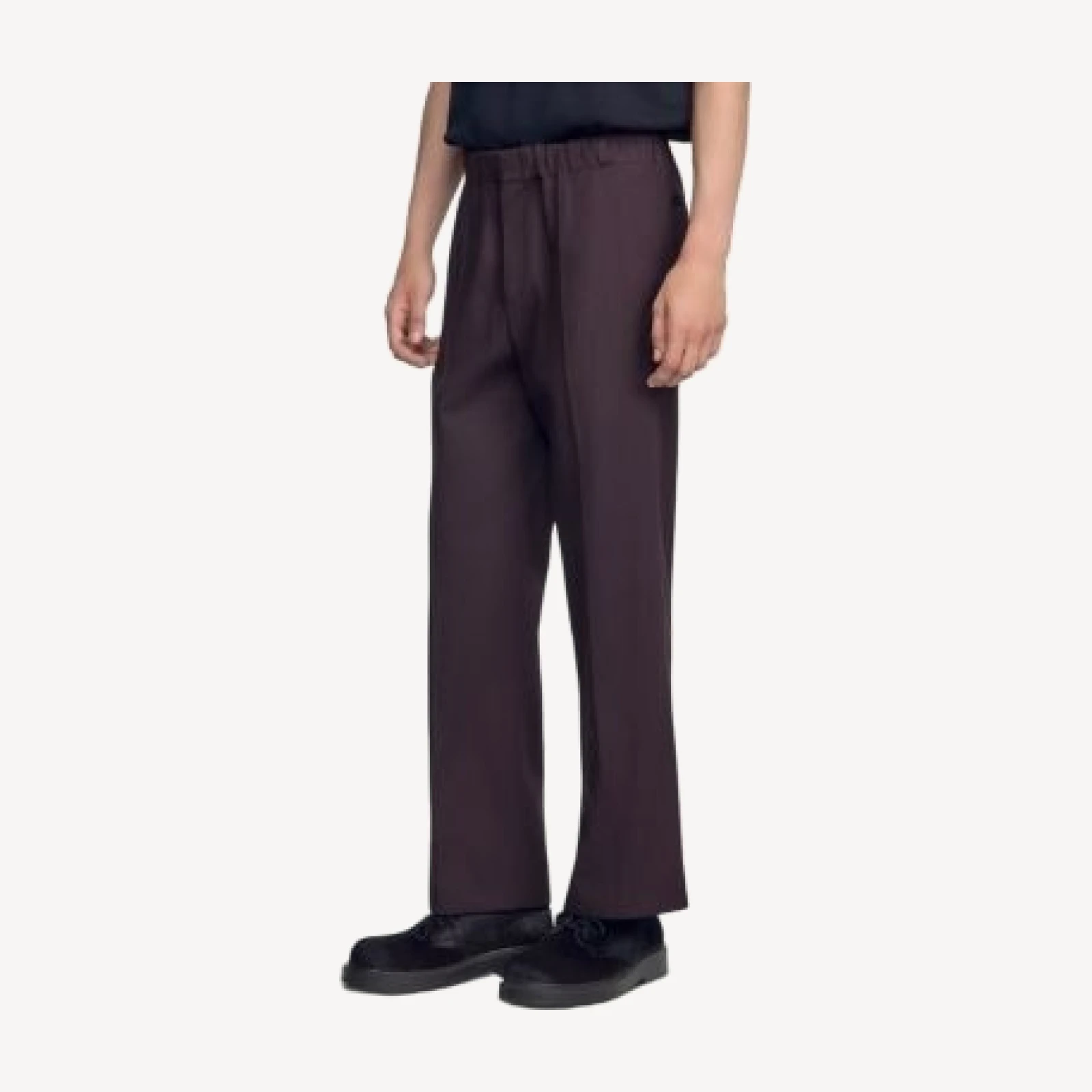 Sandro Elasticized Wide Leg Cotton Pants